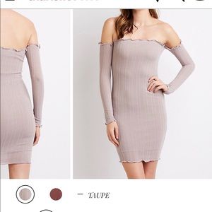 Off the shoulder dress